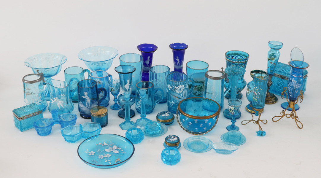 Parti glas, mestadels tidigt 1900-tal