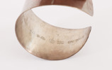 Armring i sterlingsilver, Rey Urban, Stockholm, 1965