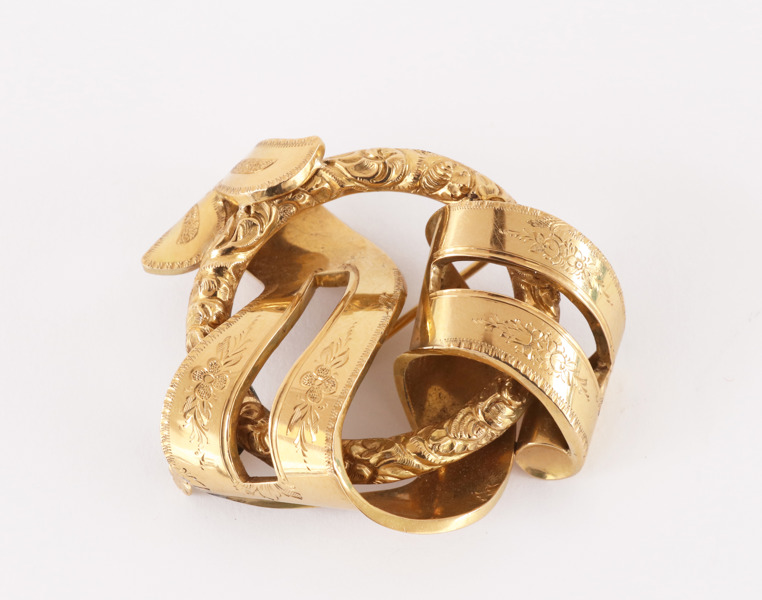 Brosch i 18k, 1855