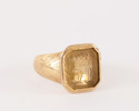 Sigillring i 18k, 1823
