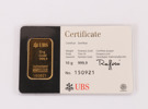 Guldtacka, 10g., UBS