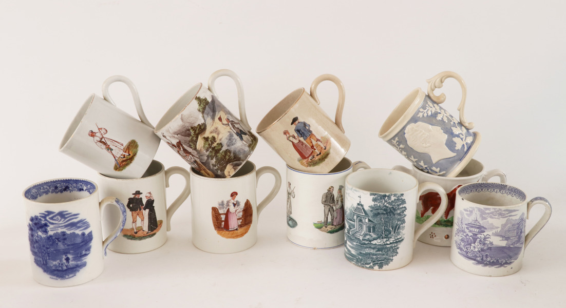 Dryckeskannor 11st, 18/1900-tal