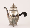 Kaffekanna i silver, empirestil, 1918