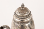 Kaffekanna i silver, empirestil, 1918