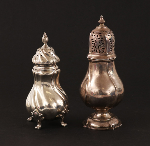 Sockerruskor 2st, silver