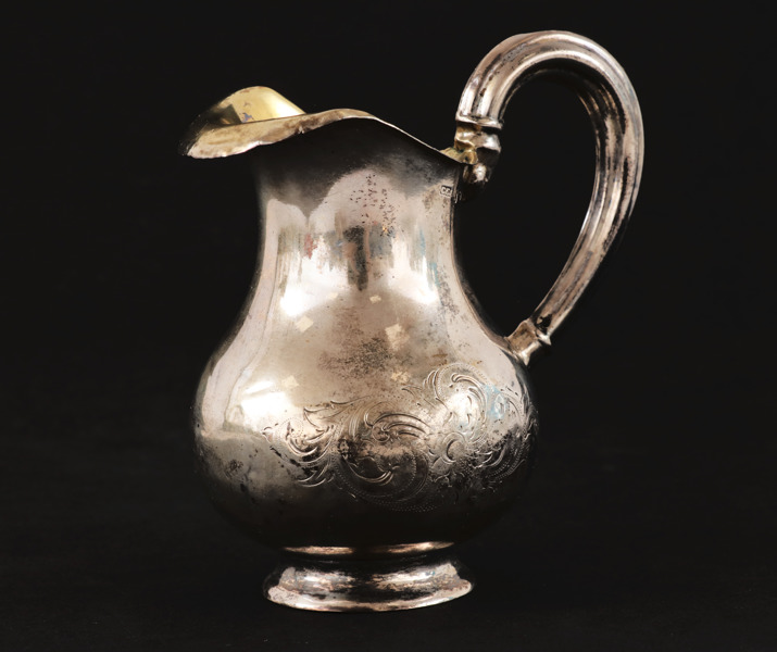 Gräddkanna i silver, 1800-tal