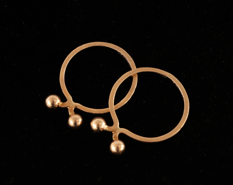 Ringar 2st i 18k, Maria Elmqvist, Trosa