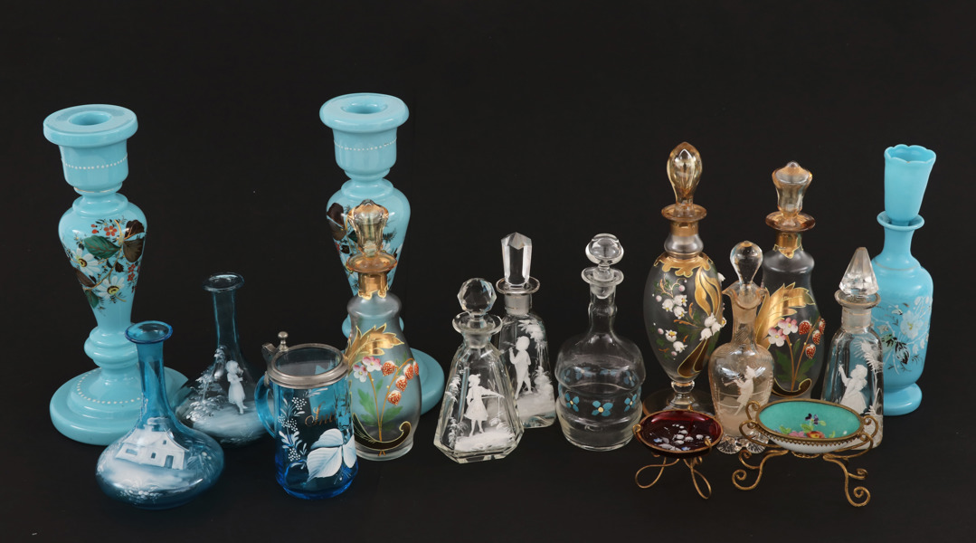 Glas 16 delar, omkring år 1900