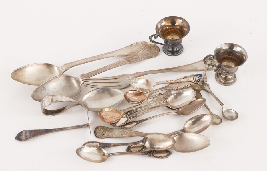 Parti silverföremål