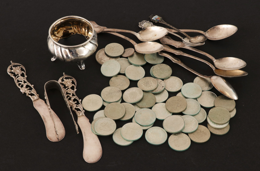 Parti silverföremål