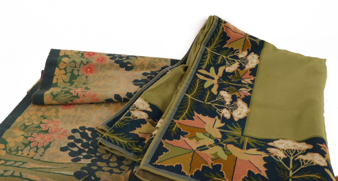 Gardinkappa samt duk, jugend, 1900-talets början