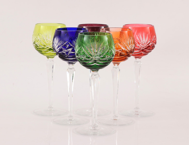 Vinglas 6st, 1900-tal