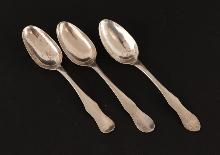 Matskedar 3st, silver, 1797/1800