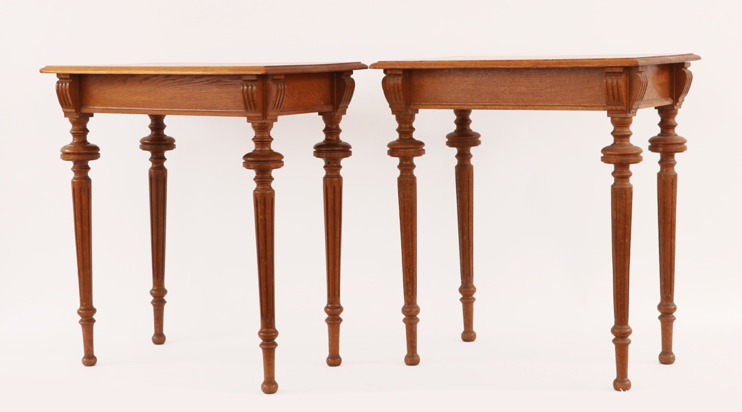 Bord ett par, nyrenässans, 1800-talets slut