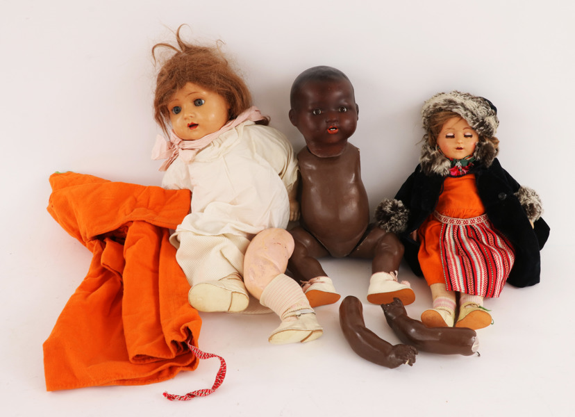 Äldre dockor 3 delar