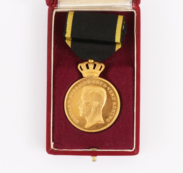 Guldmedalj, Gustaf V, Kongliga Sällskapet Pro Patria