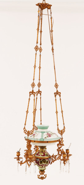 Takfotogenlampa, omkring år 1900