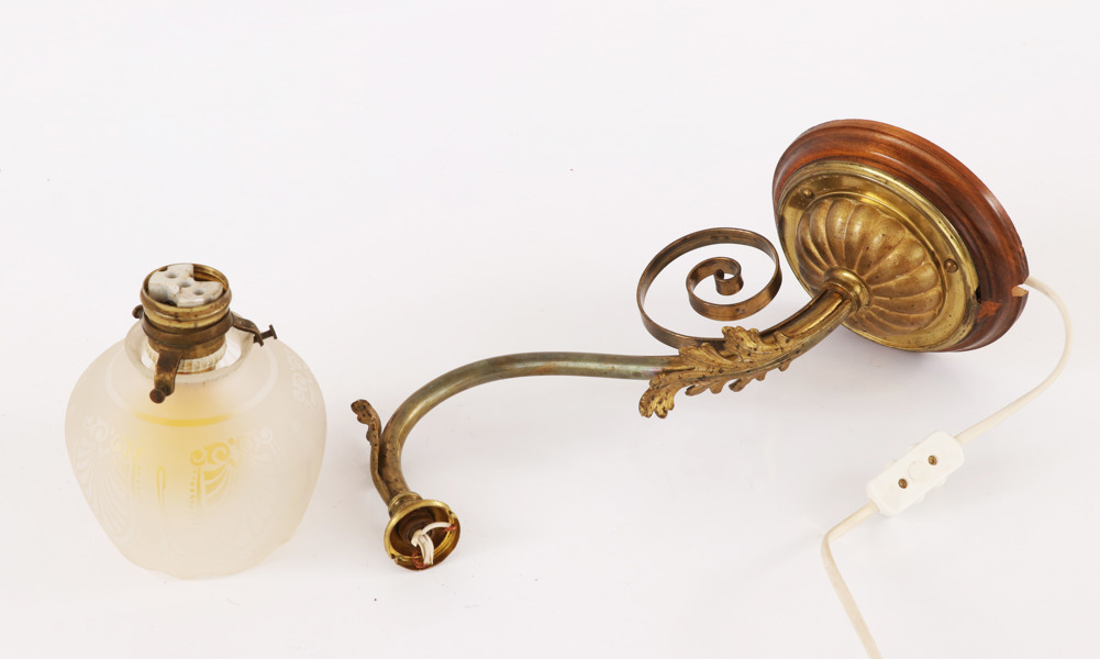 Vägglampa, tidigt 1900-tal