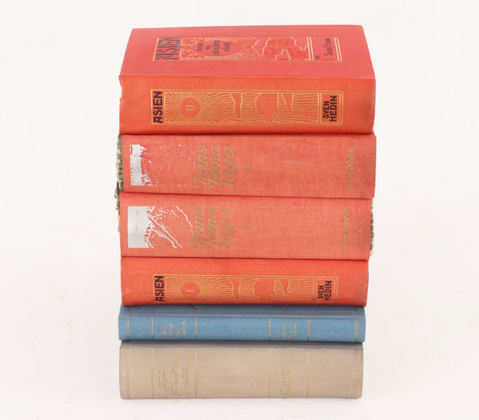 Reseskildringar 6st, Sven Hedin