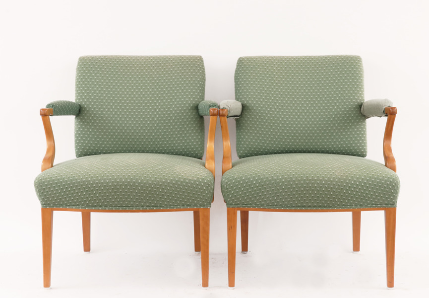 Karmstolar ett par, Josef Frank för firma Svenskt Tenn