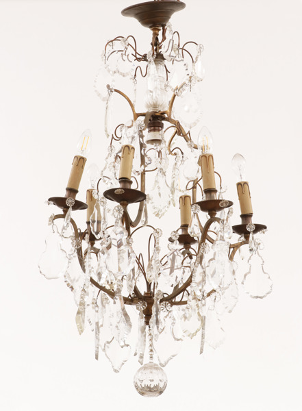 Ljuskrona, rokokostil, 1900-talets första hälft