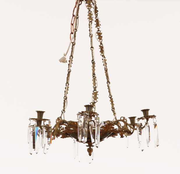 Ljuskrona, oscariansk, 1800-talets slut