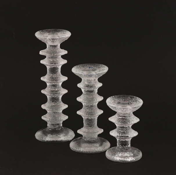 Ljusstakar 3st, "Festivo", Timo Sarpaneva för Iittala