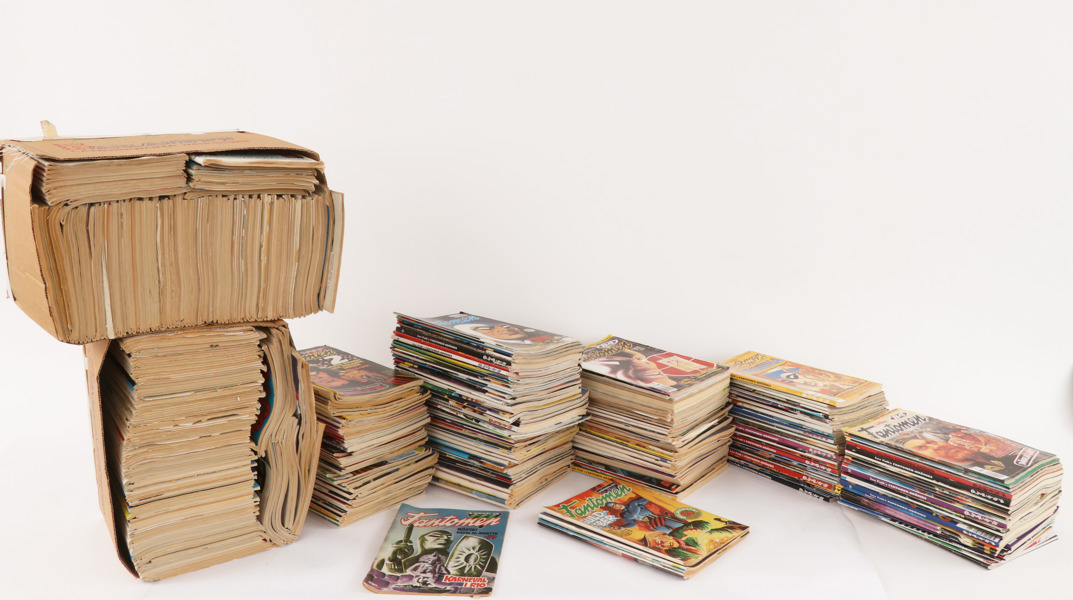 Stort parti serietidningar, Fantomen, bl.a. 1970-tal