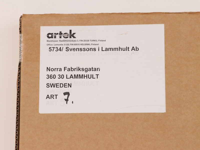 Bänk, modell 153B, Alvar Aalto för Aartek, 2009