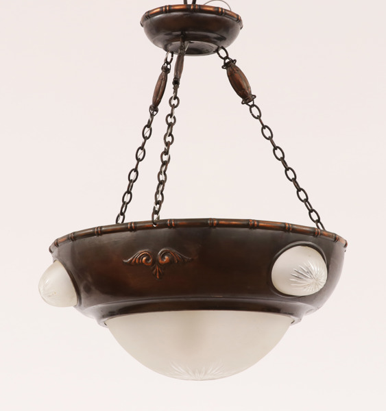 Taklampa, jugend, 1900-talets början