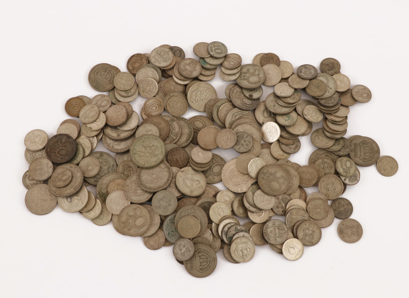 Parti svenska silvermynt