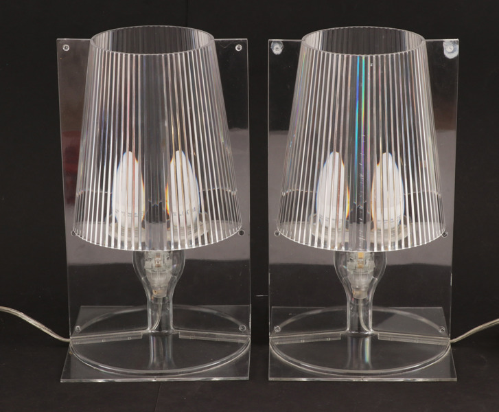 Bordslampor ett par, "Take", Ferruccio Laviani för Kartell, Italien