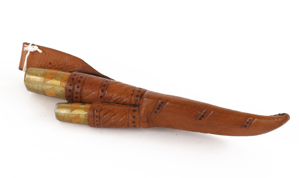 Dubbelkniv med slida