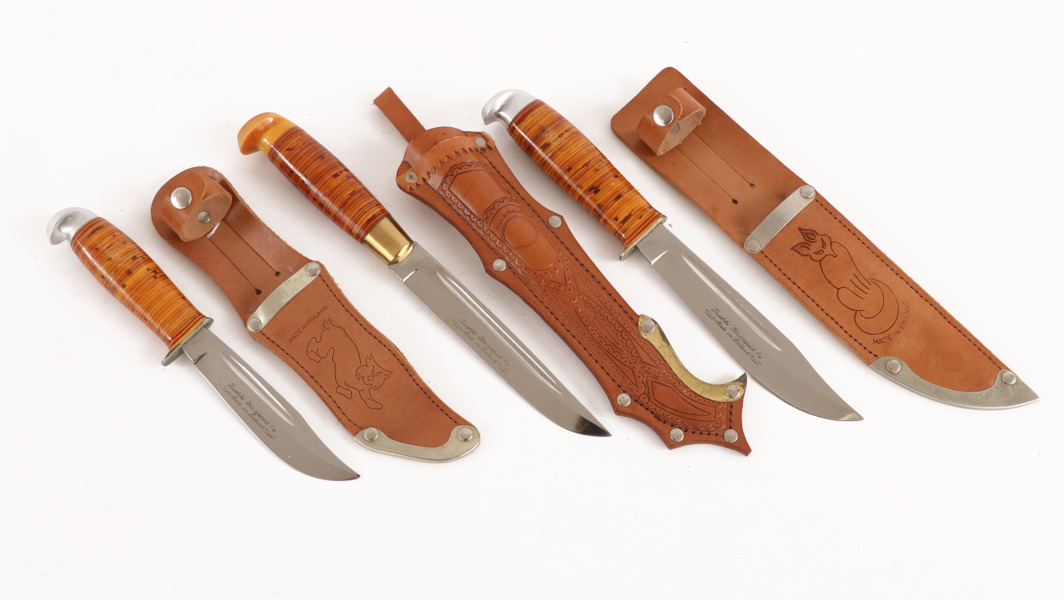 Knivar med slida 3st, Iisakki Järvenpää, Finland