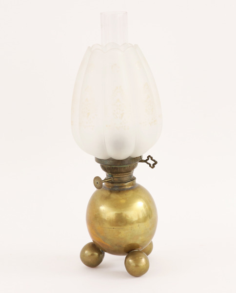 Bordsfotogenlampa, omkring år 1900