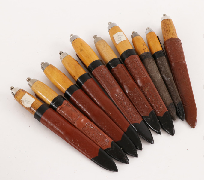 Knivar med slida 10st, Frosts, Mora