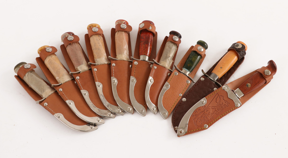 Knivar med slida 10st, Frosts, Mora