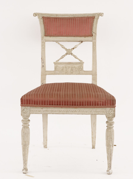 Stol, sengustavianskt Stockholmsarbete, omkring år 1800