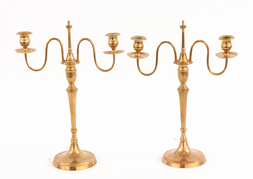 Kandelabrar ett par, Tors Hammars Bruk, 1800-tal