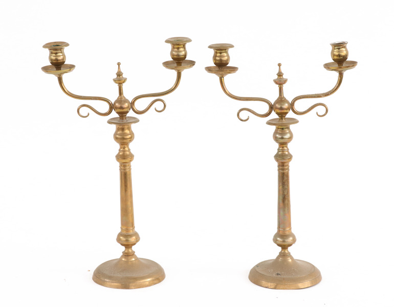 Kandelabrar ett par, 18/1900-tal