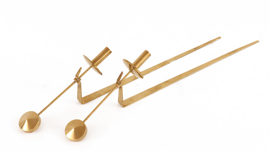 Väggljusstakar ett par, "Pendel", Pierre Forsell för Skultuna