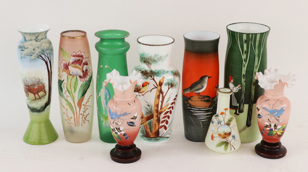 Vaser 9 delar, omkring år 1900