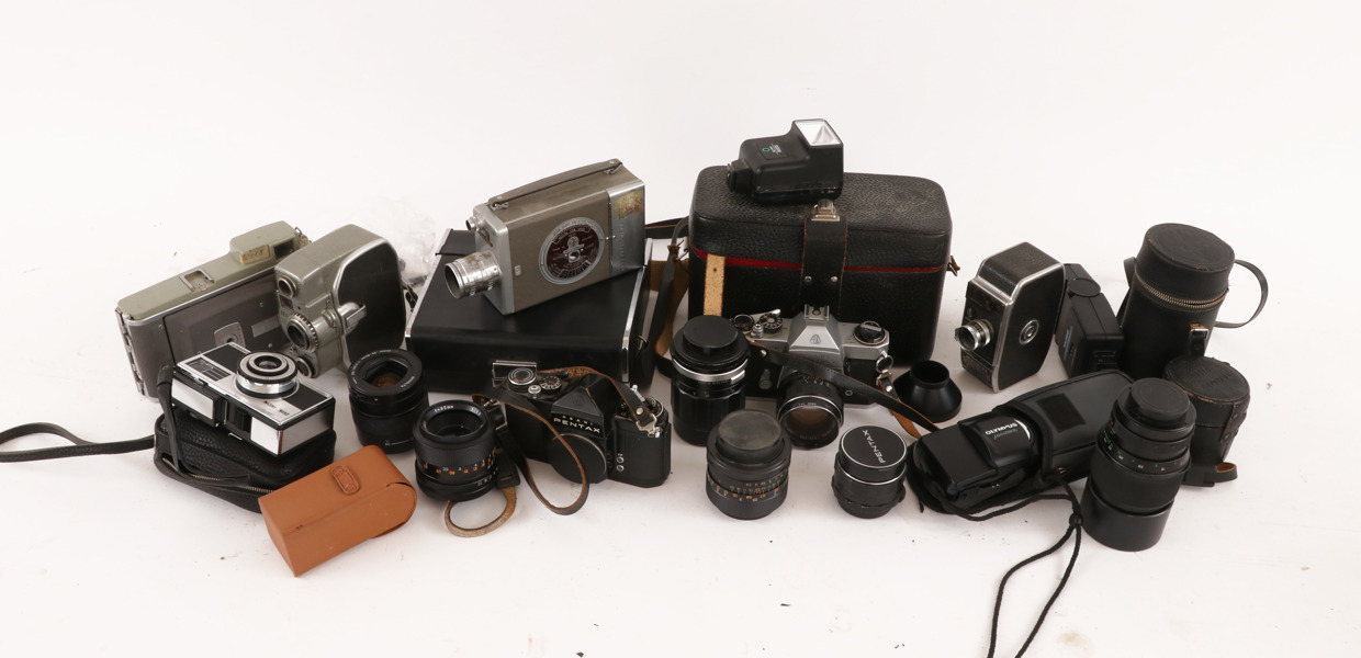 Parti kameror och tillbehör