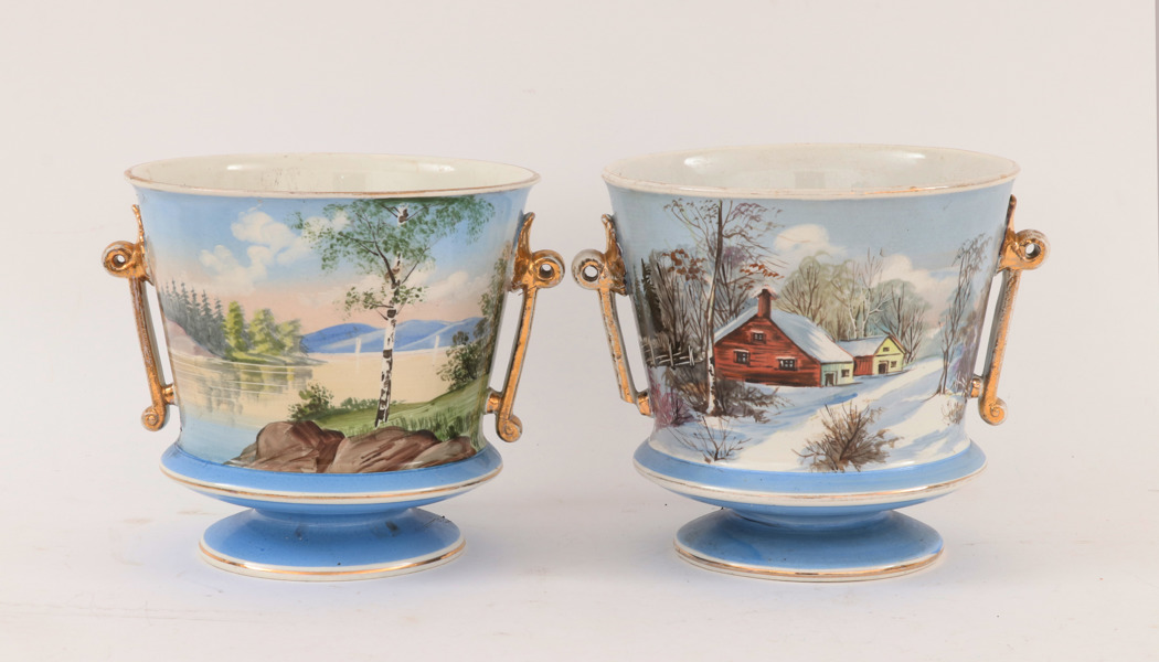 Ytterfoder ett par, Gustavsberg, omkring år 1900