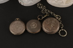 Fickursställ med fickur 3st, tidigt 1900-tal