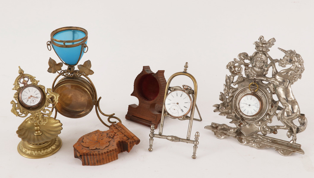 Fickursställ 6st, varav 3st med fickur