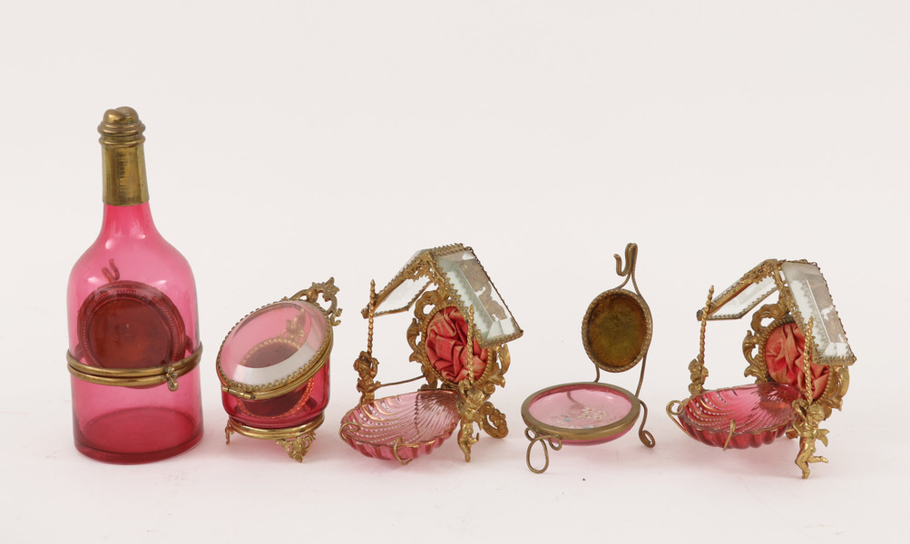 Fickursställ 5st, tidigt 1900-tal