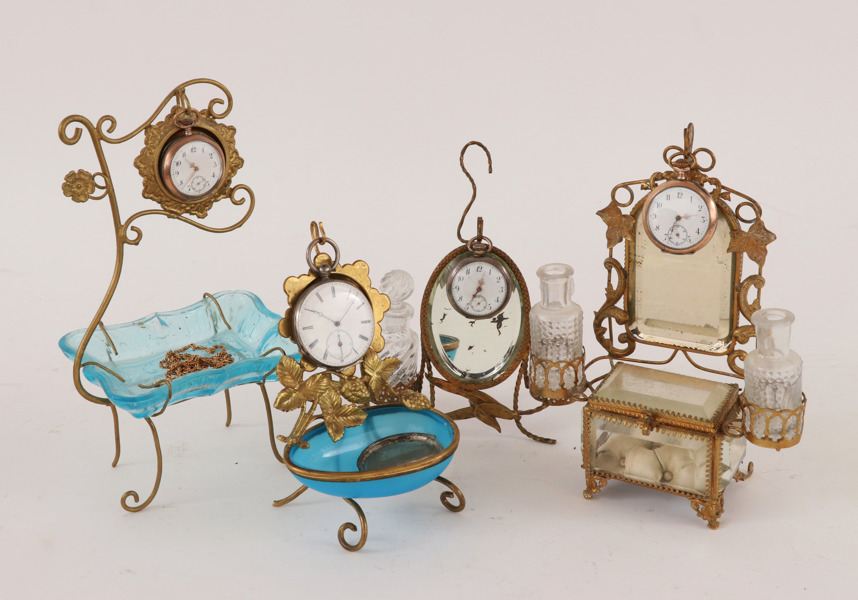 Fickursställ 4st, tidigt 1900-tal