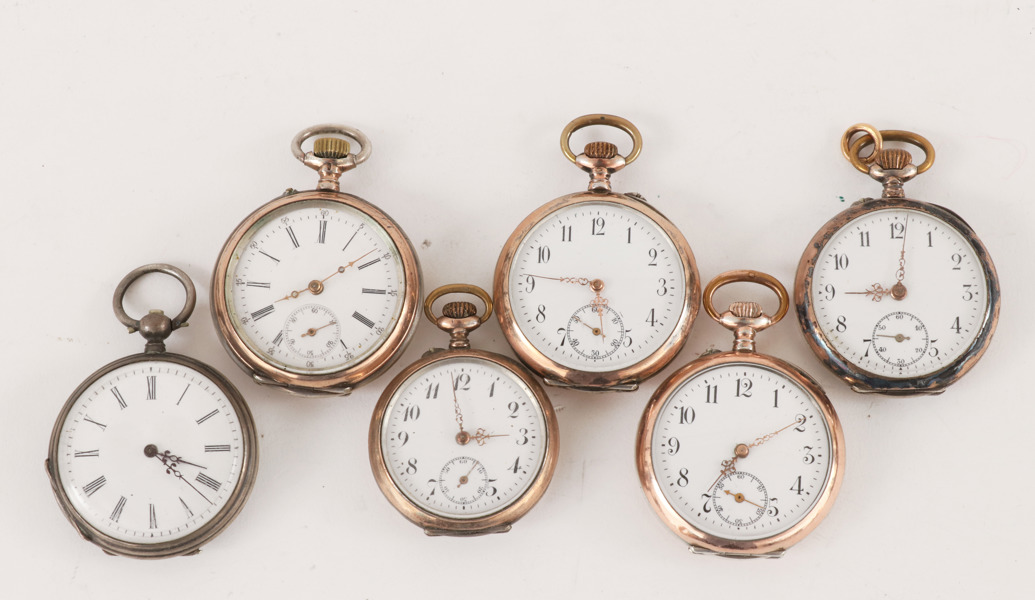 Damfickur 6st, silver