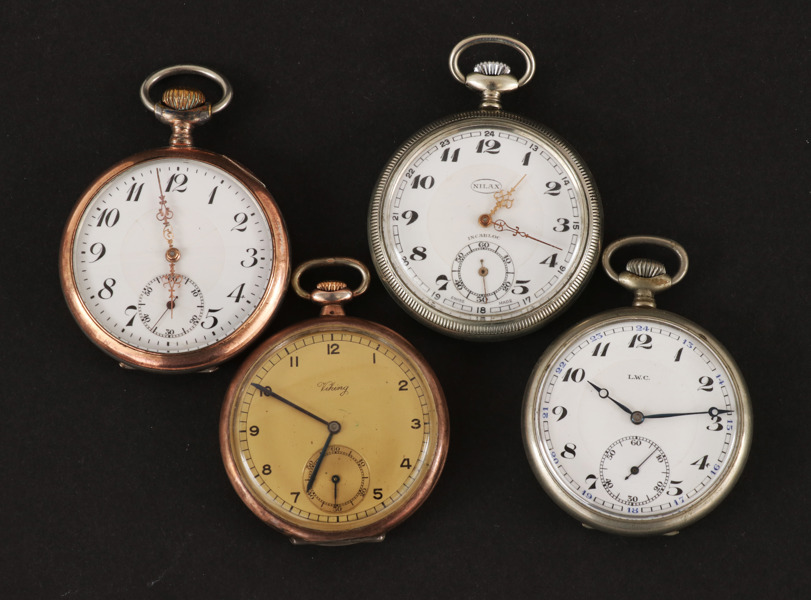 Fickur 4st, varav två i silver